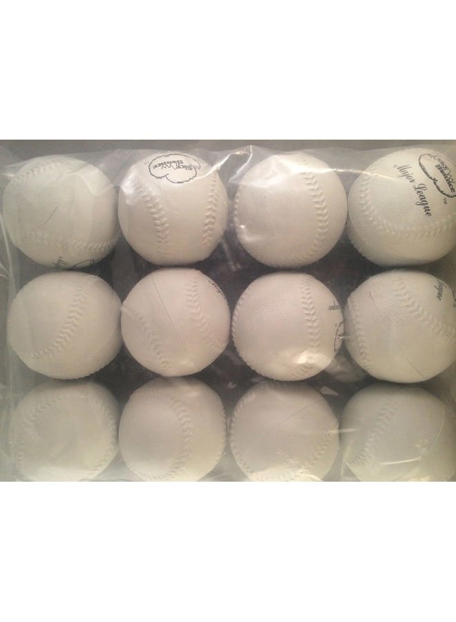 Sky Bounce 2922 White Sponge Baseball - 12 Count - Image 3