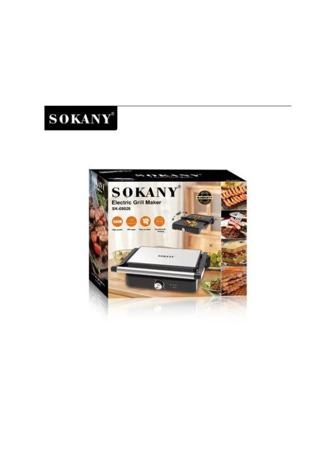 سوكاني شواية وصانعة سندوتشات سوكاني مع تحكم في درجة الحرارة - ١٥٠٠ وات (SK-08026) - Image 3