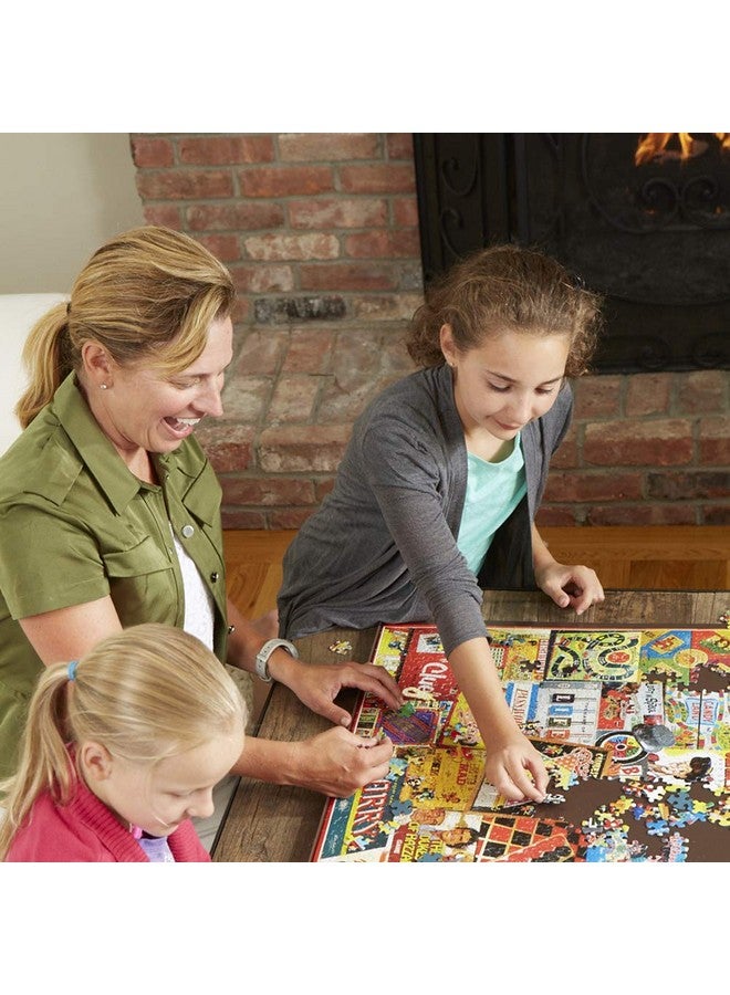 وايت ماونتن ألغاز وايت ماونتن "الأكثر مبيعًا"، أغلفة كتب عتيقة مجمعة، أحجية تركيب الصور المقطوعة من ١٠٠٠ قطعة - Image 4