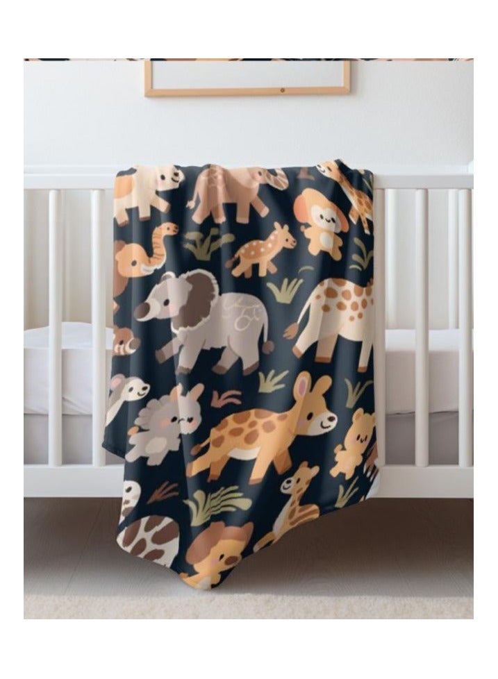 general Children's or student cartoon flannel thin blanket (warm and comfortable, suitable for sleep, games) 100cm*150cm - 775 - Image 5