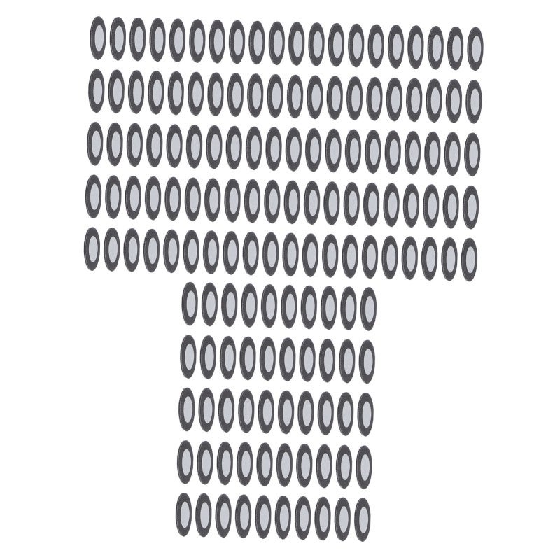 علامات عاكسة لمسح ثلاثي الأبعاد 150 قطعة - قطر داخلي 6 ملم وقطر خارجي 10 ملم - عالية الانعكاس ويمكن إعادة استخدامها ومغناطيسية - نقاط مرجعية دقيقة وثابتة لمسح ثلاثي الأبعاد والهندسة العكسية لاستخدام المستخدمين المحترفين والمهووسين - Image 5