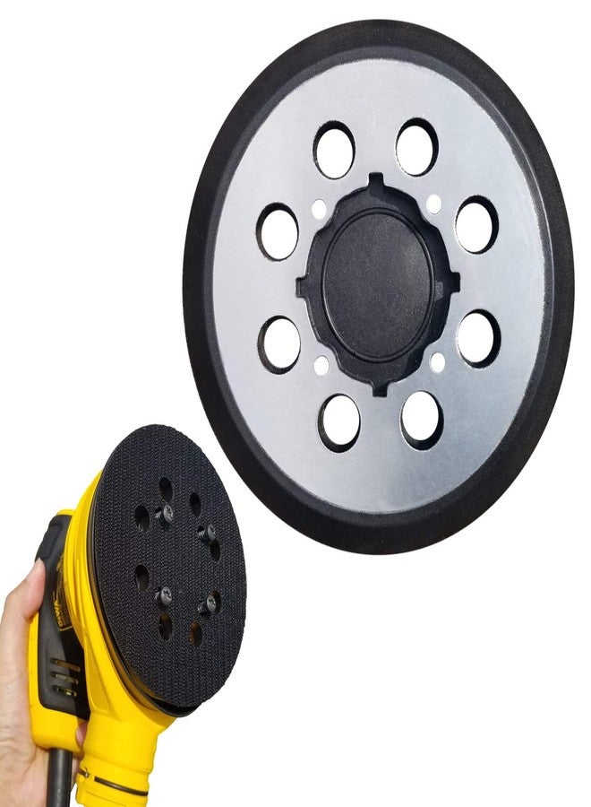 Tockrop 5" Hook-&-Loop Replacement Sander Pad for DeWalt DWE6423/6423K, DWE6421/6421K, DCW210B Random Orbital Sander - 5 Inch Aluminum Alloy Sanding Pad for Part Number DWE64233 & N329079 … - Image 1