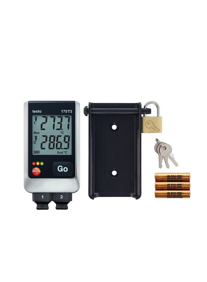 Testo 175 T3 2-Channel Temperature Data Logger for External Thermocouples (Order Code: 0572 1753) - Image 2