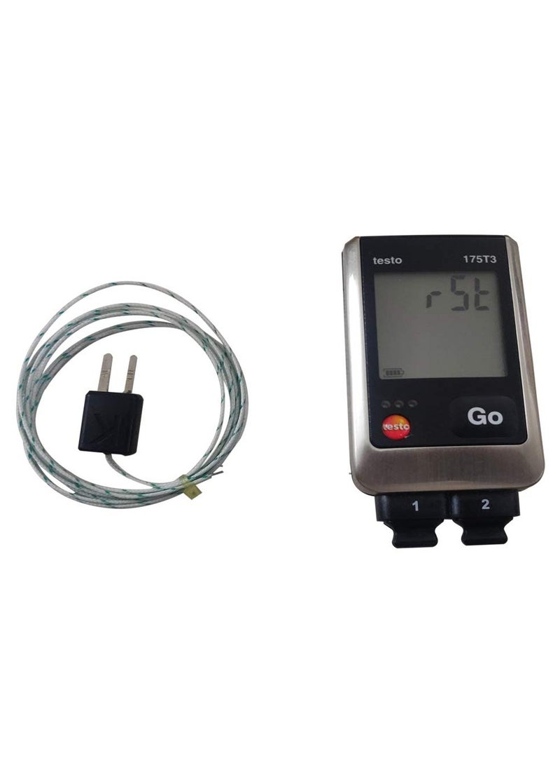 Testo 175 T3 2-Channel Temperature Data Logger for External Thermocouples (Order Code: 0572 1753) - Image 1