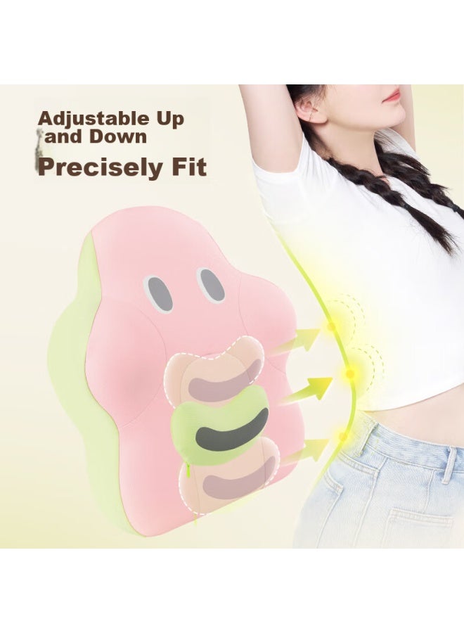 Back2 Lumbar Support Cushion, Office Back Support, Waist Protection Cushion, Seat Backrest Pad, Bed Headboard, Car Memory Foam Pillow, Lumbar Pillow - Image 3