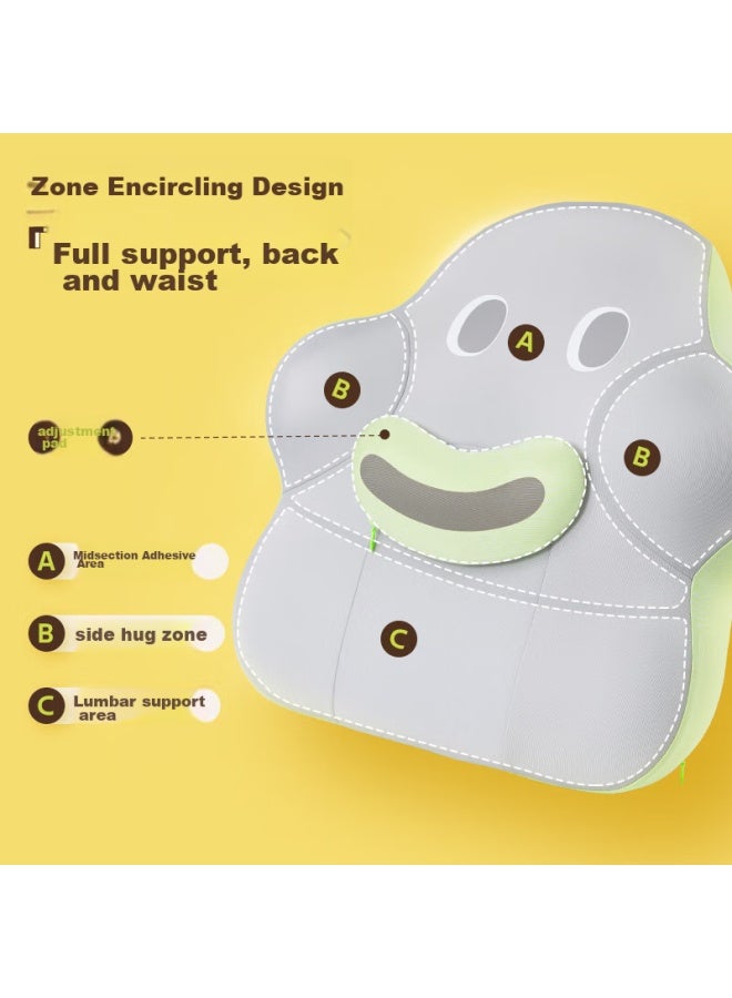 Back2 Lumbar Support Cushion, Office Back Support, Waist Protection Cushion, Seat Backrest Pad, Bed Headboard, Car Memory Foam Pillow, Lumbar Pillow - Image 2