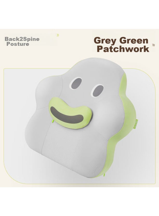 Back2 Lumbar Support Cushion, Office Back Support, Waist Protection Cushion, Seat Backrest Pad, Bed Headboard, Car Memory Foam Pillow, Lumbar Pillow - Image 1
