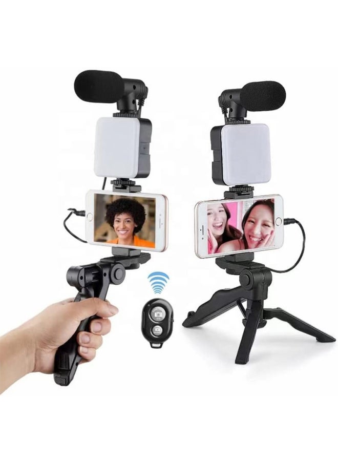 Generic Manufacturer AY49 Mobile Phone Multi-function Fill Light Vlgo Live Broadcast Beauty Fill Light With Microphone Clip In Stock-Light Source Color:AY49-Z  - Image 2