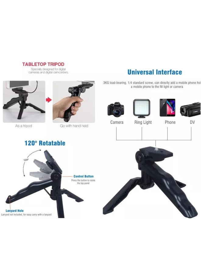 Generic Manufacturer AY49 Mobile Phone Multi-function Fill Light Vlgo Live Broadcast Beauty Fill Light With Microphone Clip In Stock-Light Source Color:AY49-Z  - Image 3