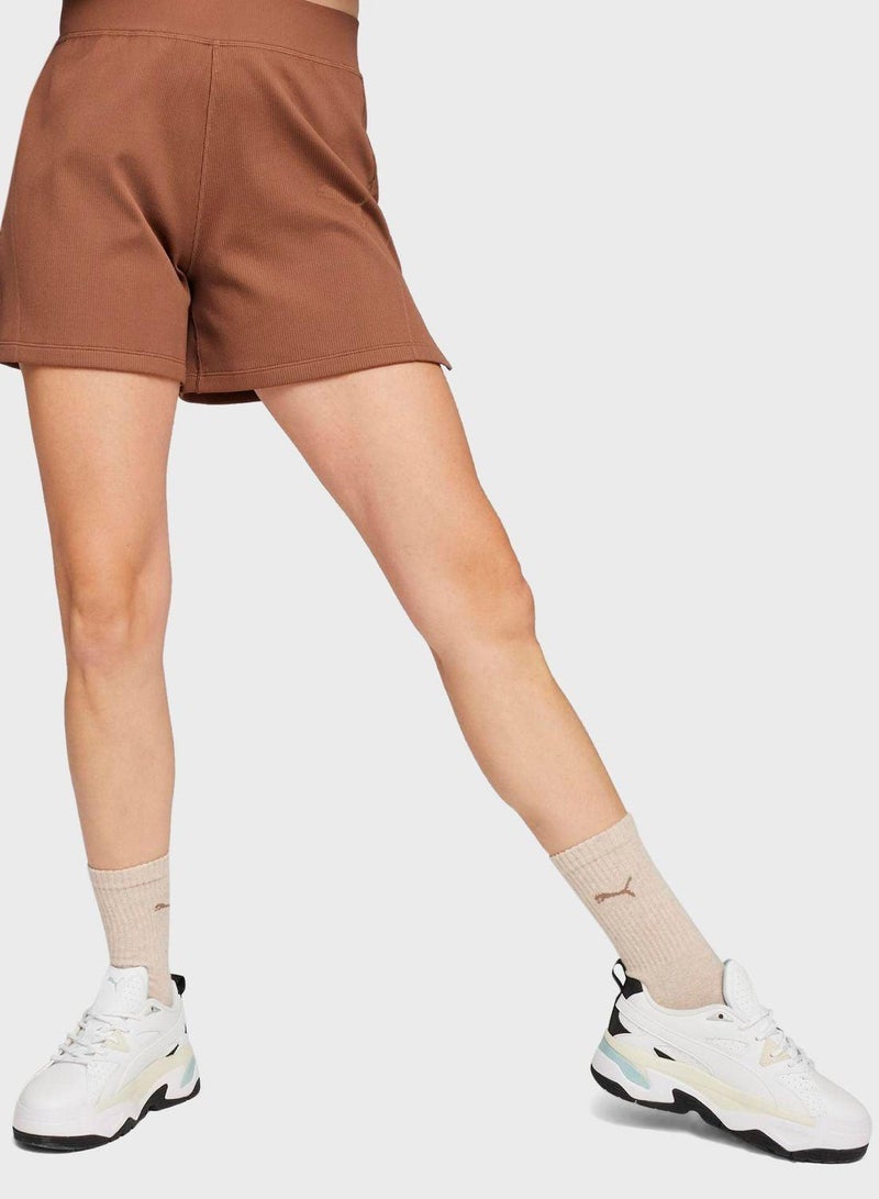 PUMA Dare To Muted Motion Flared Shorts - Image 1
