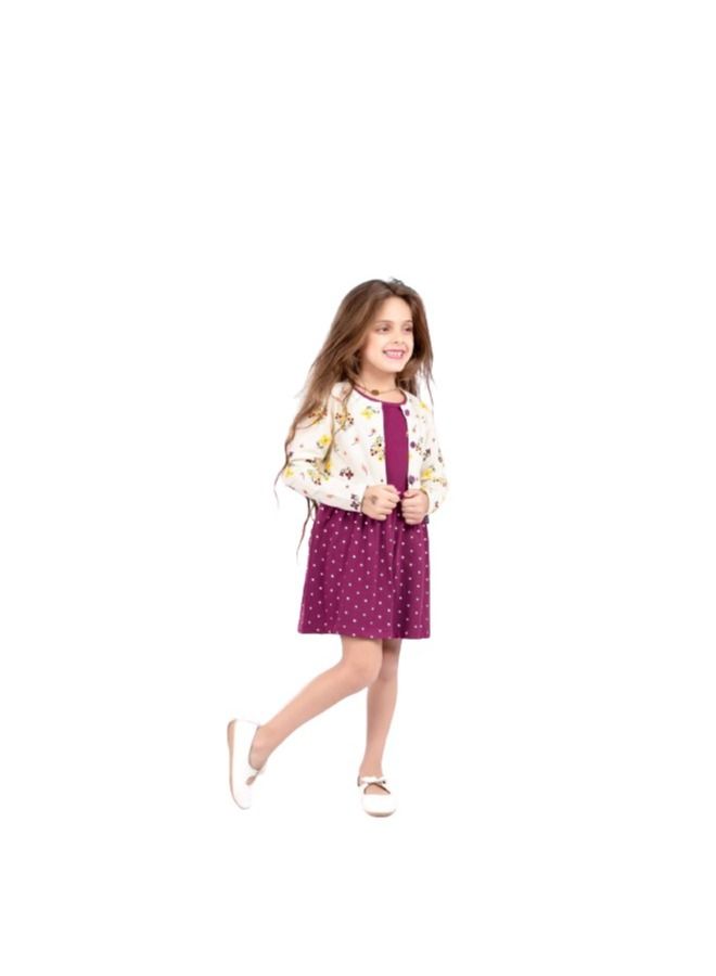 Summer dress with blazer for girls 