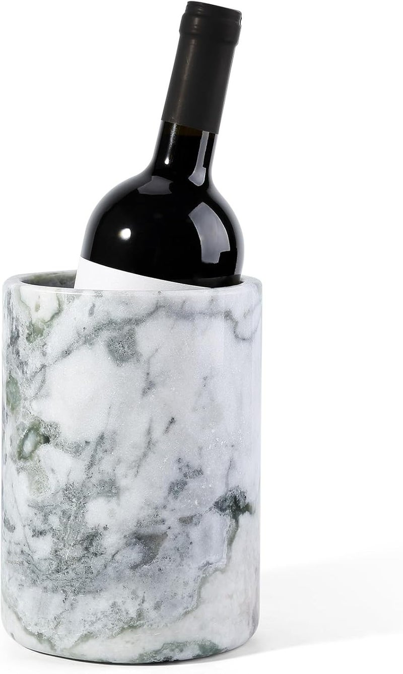 BCS Marble Wine Bottle Chiller Bucket - Versatile Wine Chillers for Bottles - Handcrafted Wine & Champagne Cooler for Parties, Dinner - Applicable to Kitchen Utensil Holder Ideal for Wine Enthusiasts - Image 1