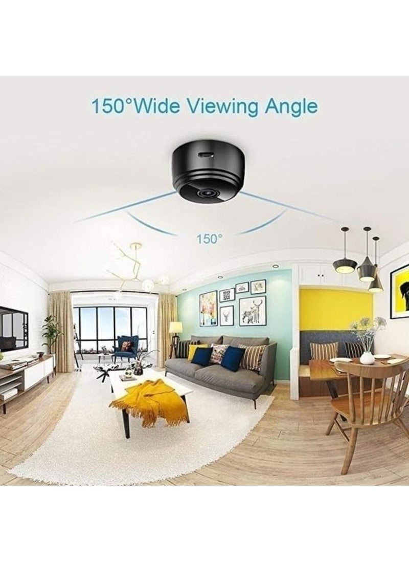 Secret Camera Spy Camera WiFi Home Security Camera Mini Hidden Camera Video Recorder Night Vision Live Feed Playback Phone App Control Nanny Cam Pet Camera