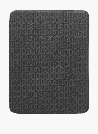 DUCHINI Monogram Print iPad Case