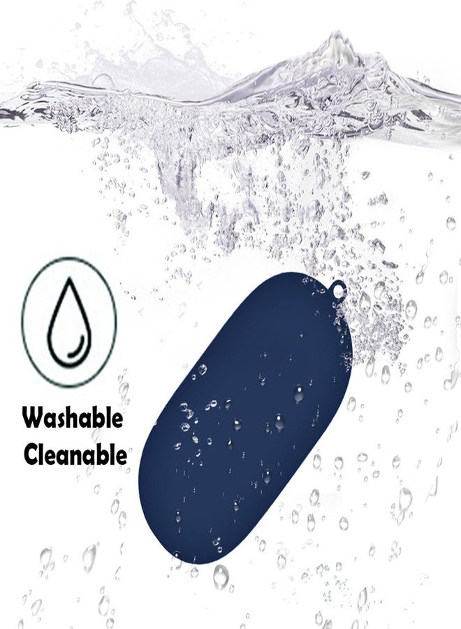 EasyBee [2 Pack] easyBee Case Compatible with Sony WF-C700N Bluetooth Headphone Charging Cover with 2 Keychain, Soft Liquid Silicone Ultra Thin Shockproof Protective Kit - Black Blue - Image 5