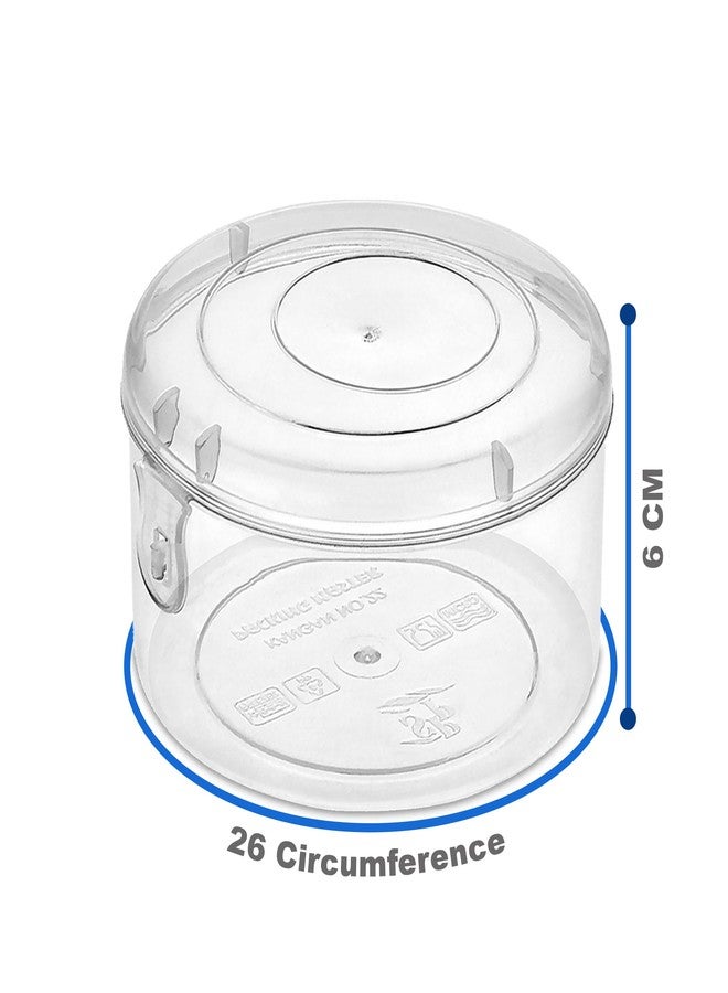 Bold Byte علبة أساور بلاستيكية من بولد بايت للنساء | علبة أساور بلاستيكية، منظم مجوهرات دائري شفاف مع قفل | خفيفة الوزن ومتينة، حقيبة سفر محمولة لتخزين الأساور - بدون أساور (2) - Image 3