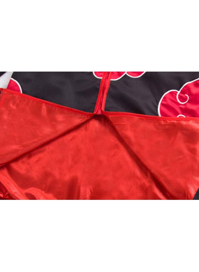 Comfortable Naruto Akatsuki Uchiha Itachi Cosplay Fabric Costume For Kids - Image 3