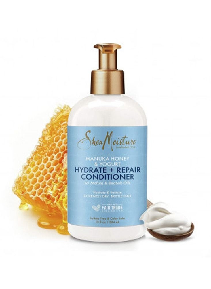shea brand Manuka Honey Yogurt Hydrate And Repair Conditioner 384ml  - Image 3