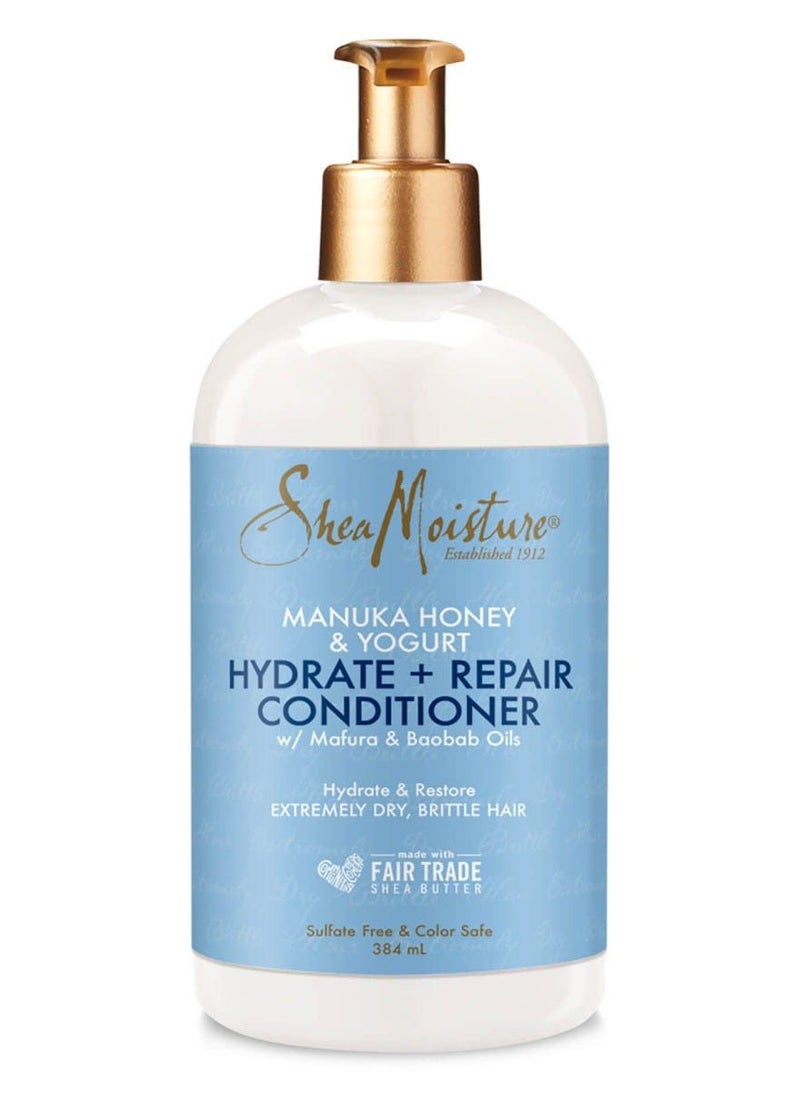 shea brand Manuka Honey Yogurt Hydrate And Repair Conditioner 384ml  - Image 1