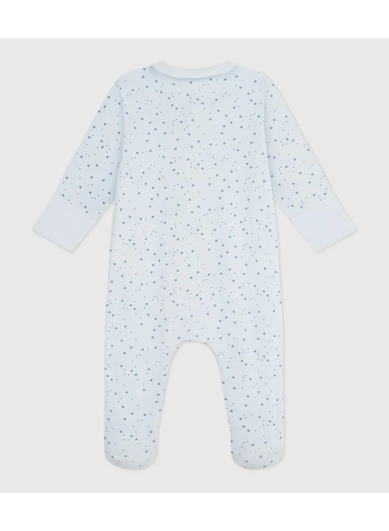 بيتي باتو Babies' star printed cotton pyjama suit with a collar