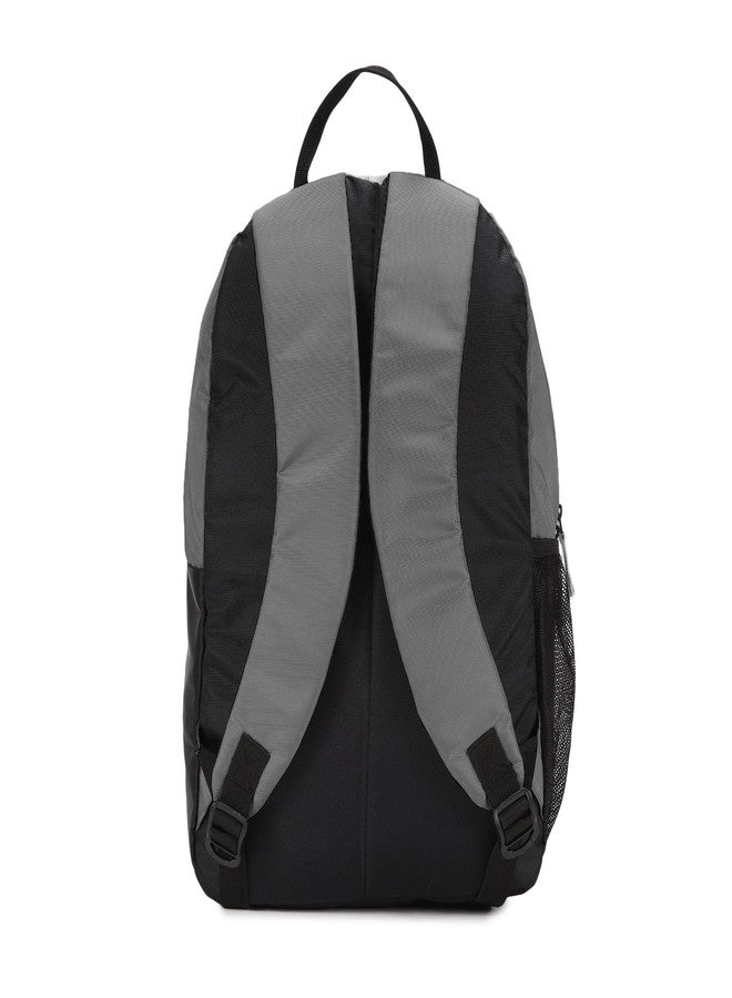 DIVULGE Coral 24 Liters Large Grey Casual Backpack with Laptop Sleeve, Front Pocket and Water Bottle Pouch (Grey) - Image 3