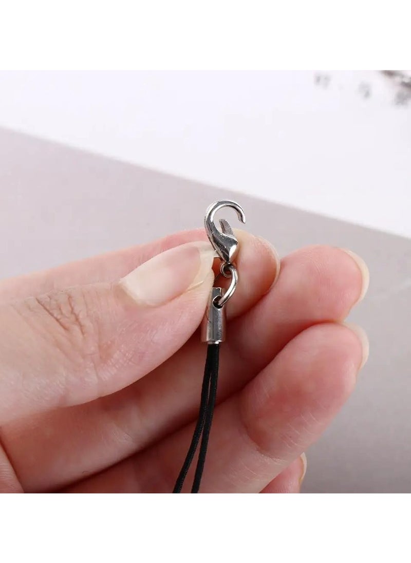 SOLDOUT 10 PCS Mobile Phone USB Drive Charm Strap Keychains Hooks Bag Key Ring Phone Lanyard String Phone Lanyard Lanyard Lariat Cords Lobster Clasp Rope (Pack of 10, Hook Style)  - Image 2