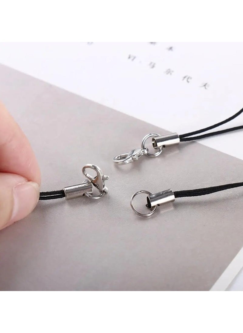 SOLDOUT 10 PCS Mobile Phone USB Drive Charm Strap Keychains Hooks Bag Key Ring Phone Lanyard String Phone Lanyard Lanyard Lariat Cords Lobster Clasp Rope (Pack of 10, Hook Style)  - Image 3