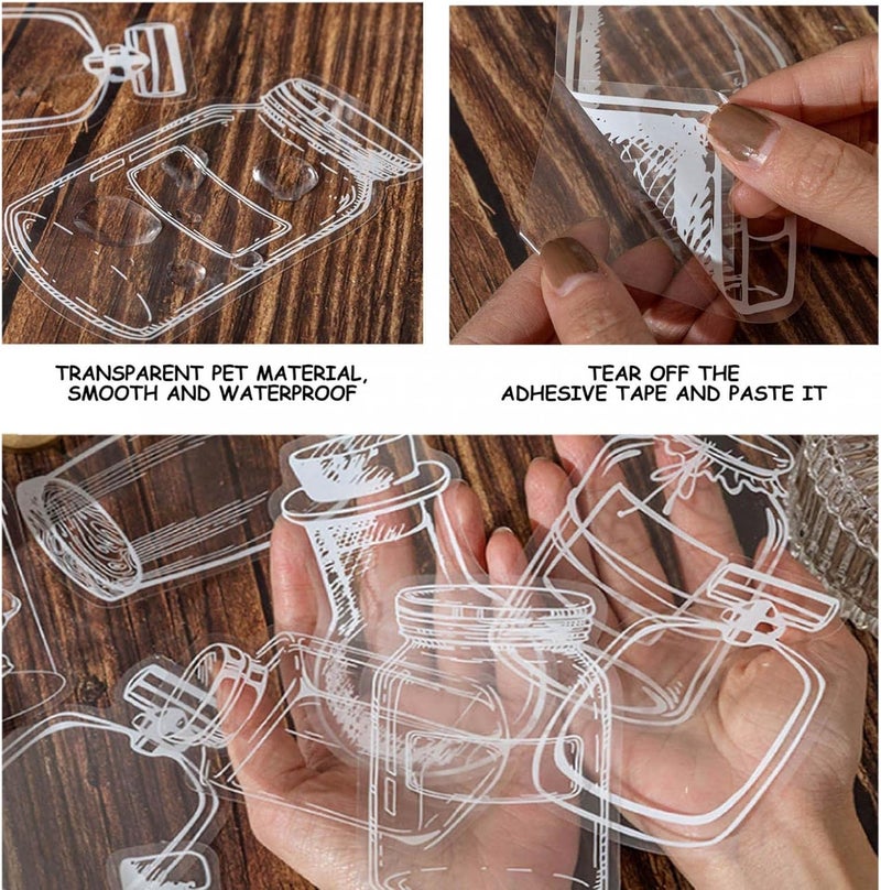 klarako Transparent Dried Flower Bookmarks, 20pcs DIY Dried Flower Bookmark Craft Dried Flower Bookmark Set Handmade Natural Plant Bookmark Reading Mark Bookmarks for Female Girl Adult Child (20pcs D) - Image 4