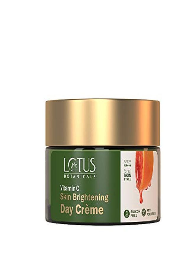 LOTUS BOTANICALS Skin Brightening Day Cream | Vitamin C | Spf 25 | Pa+++ | Lightweight | Silicon & Chemical Free | All Skin Types | 50G  - Image 2
