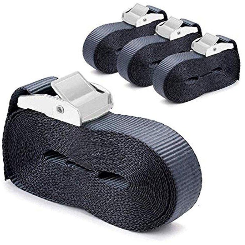 DIY Crafts DIY Crafts CTDIYHI41041 Ratchet Tie Down Straps 500 lbs Load Cap 1500 lbs Break Strength Heavy Duty  - Image 1