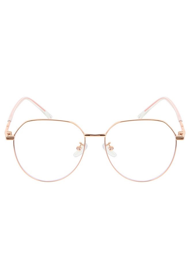 Artibetter 1 Piece Blue Light Filter Vintage Round Computer Eyewear for Men Women Anti Glare UV Protection Gaming Mobile Screen Reading Office Use - Image 2