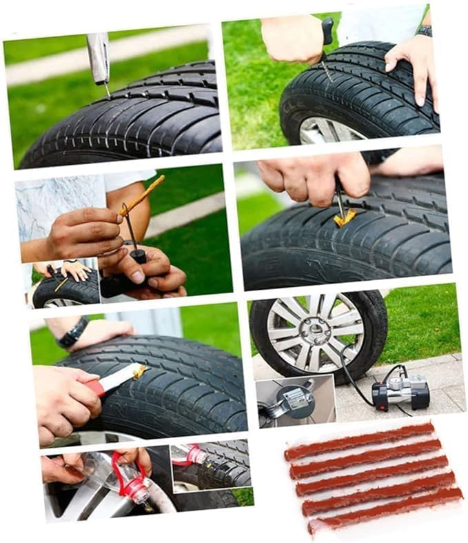 AQ AQSON AQSON 30 قطعة سدادات ثقوب الإطارات المسطحة - Image 3