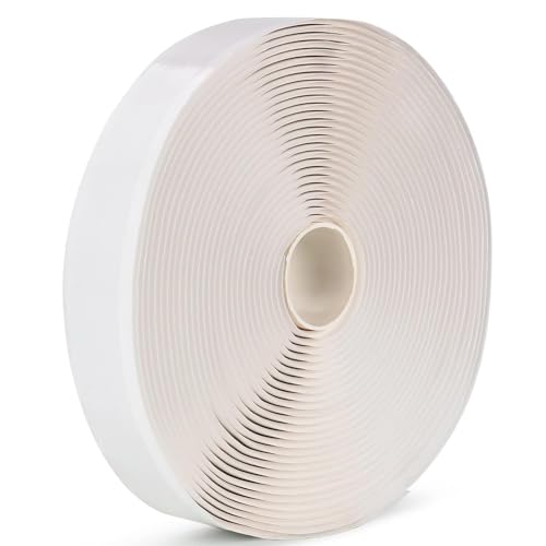 LLPT Butyl Tape White 1 Inch x 33Ft Tight Seal for Leak Proof EPDM RV Repair Window Glass Boat Sealing Roof Pipe Patching(WST233) - Image 1