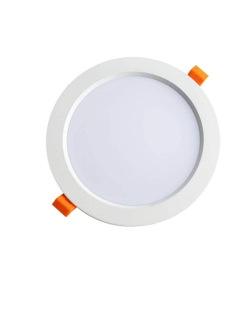 RR Lighting LED Ceiling Panel Lights, 230VAC Indoor Round Energy Saving 110 Lumen/per Watts, Soft Light with No UV | Suitable for Home Dining, Living, Office (Warm White 3000K - 18W)  - Image 1