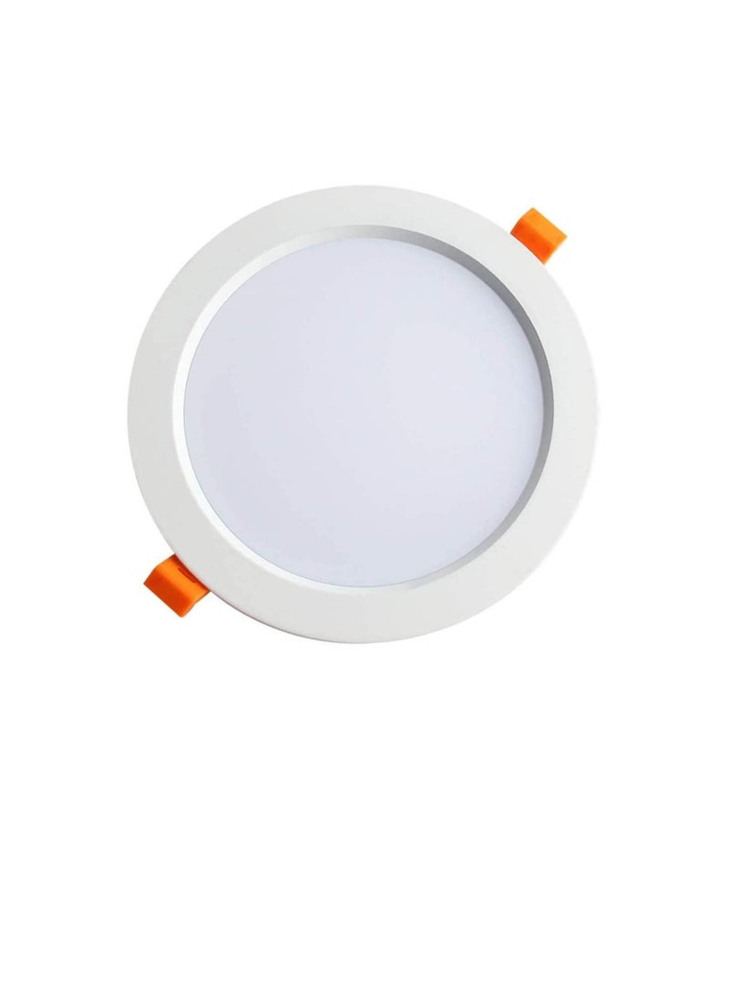 RR Lighting LED Ceiling Panel Lights, 230VAC Indoor Round Energy Saving 110 Lumen/per Watts, Soft Light with No UV | Suitable for Home Dining, Living, Office (Warm White 3000K - 18W)  - Image 2