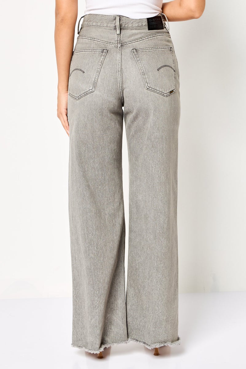 G-Star RAW Women Loose Fit Distressed Non Stretchable Denim, Grey - Image 4