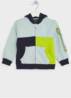 Kids Color Block Hoodie