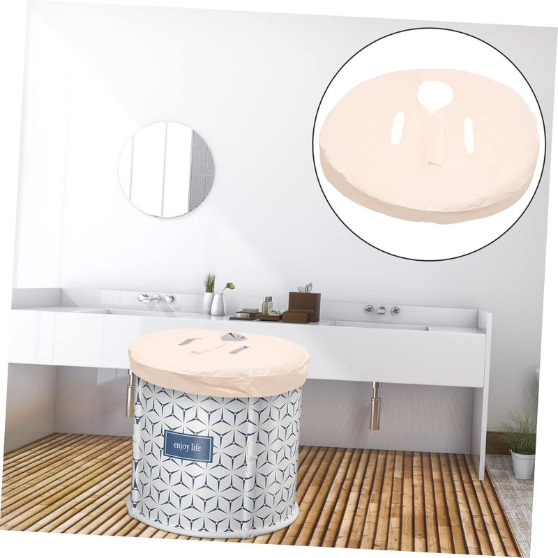 Toddmomy Multifunctional Foldable Bathtub Cover Insulated Lid Thick Thermal Bathing Tub Lid for Adults Portable Soaking Tub Accessory for Warm Baths - Image 4