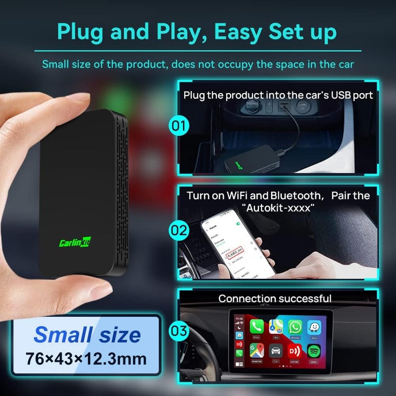 Carlinkit 5.0 2air Wireless Car Adapter for CarPlay and Android Auto - Image 5