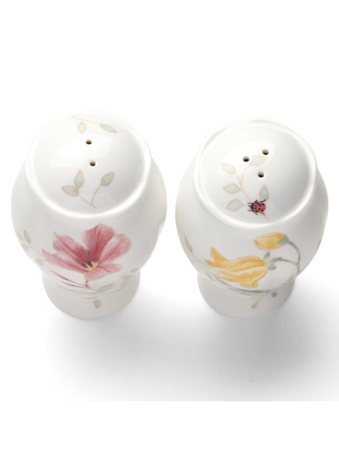 LENOX Butterfly Meadow Fine Porcelain Salt and Pepper Shakers 0.5 LB 6108161 - Image 2