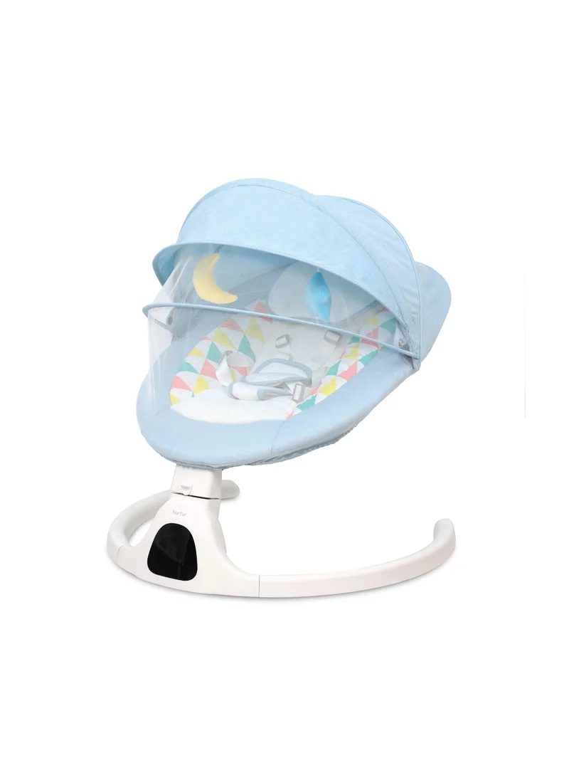 نورتر Automatic Baby Swing Chair Multiple Swing Motion Sound And Song Control Dynamic Detection Function 0-12 Month