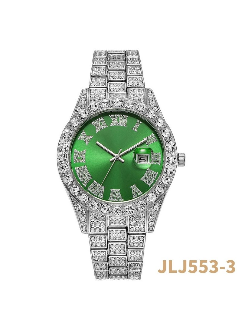 JOOLI Unisex Watch Fashion Shiny Wrist Jewelry Popular Classic Gold Silver Men Women Wedding Gift - Image 1