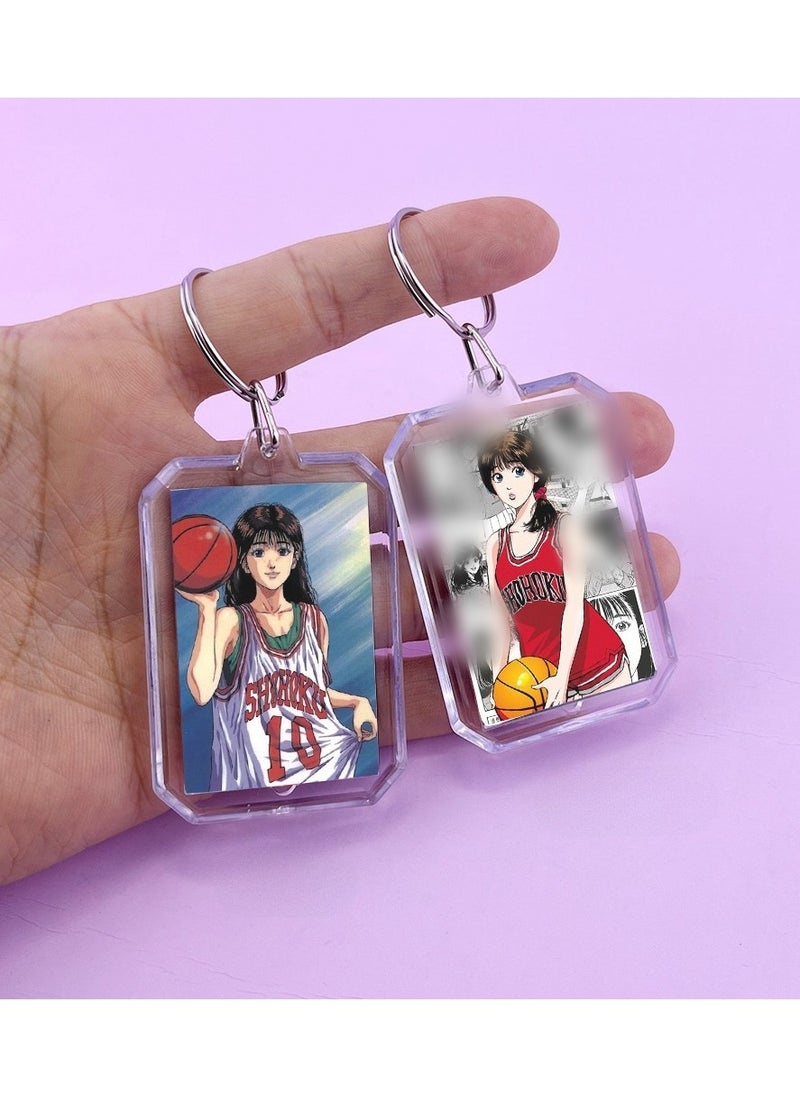 KUYING Creative Slam Dunk Keychain Student Backpack Pendant 