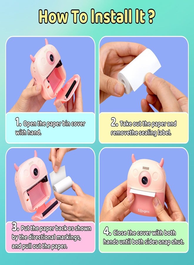KIDAGINS 6 Rolls Refill Sticker Paper - Image 3