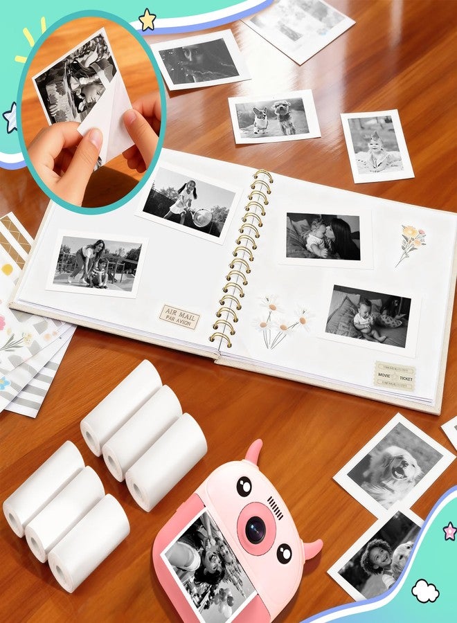 KIDAGINS 6 Rolls Refill Sticker Paper - Image 4