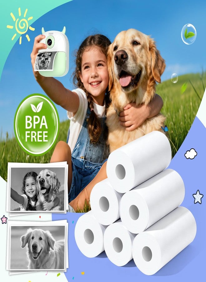 KIDAGINS 6 Rolls Refill Sticker Paper - Image 2
