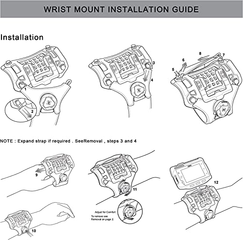 LANADO Wrist Strap Mount for Zebra WT6000 WT60B0, Barcode Scanner Wrist Strap, 1-Pack - Image 2