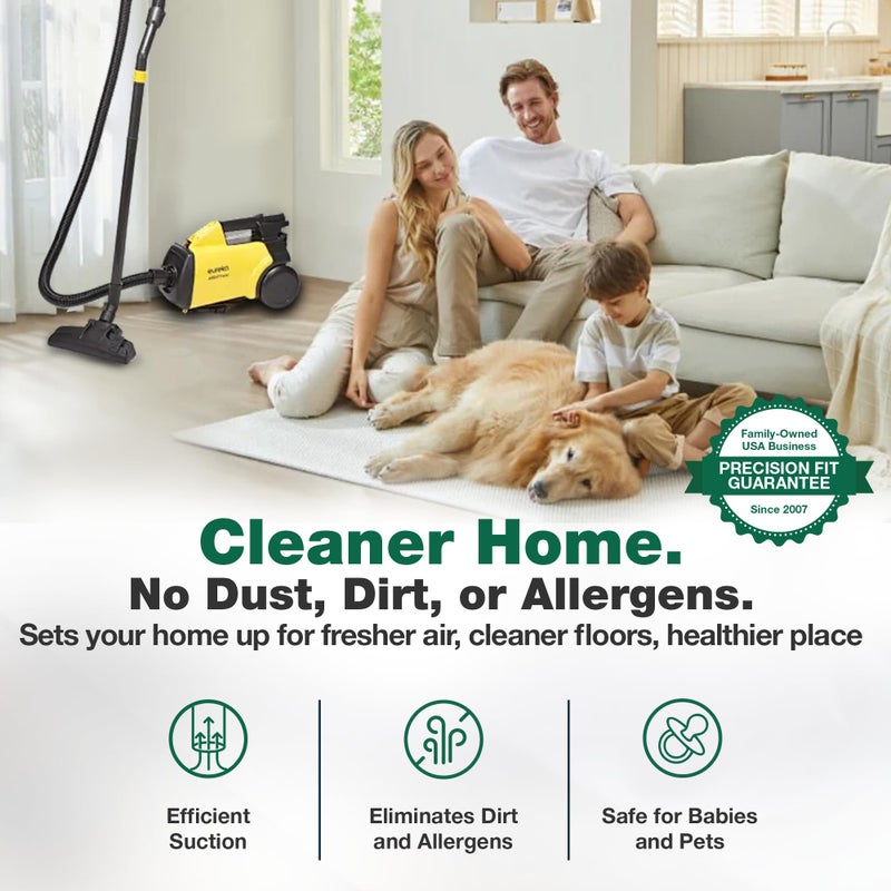 Crucial Vacuum خرطوم مكنسة كهربائية بديل من ثينك كروشيال متوافق مع خرطوم يوركا مايتي مايت - Image 2