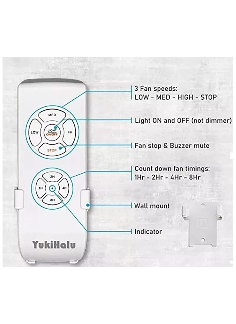 Generic - Universal Ceiling Fan Remote Control Kit, Ceiling Fan Remote Control Kit Ceiling Fan Remote, Ceiling Fan Remote Control,Ceiling Fan Remote Control Small Size - Image 1