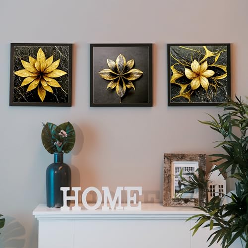 Rousrie Framed Art Painting For Home, Living Room, Hall | Traditional Paintings With Frame For Home Decor (Floral D1) - Image 1
